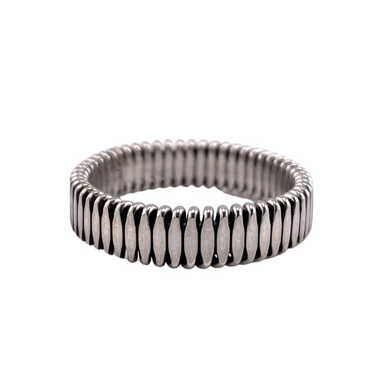 Bali Style 5.5mm Band Ring Sterling Silver