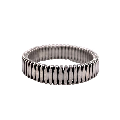 Bali Style 5.5mm Band Ring Sterling Silver