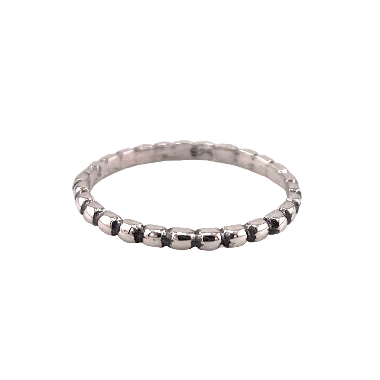 Ball Dot 2mm Band Ring Sterling Silver