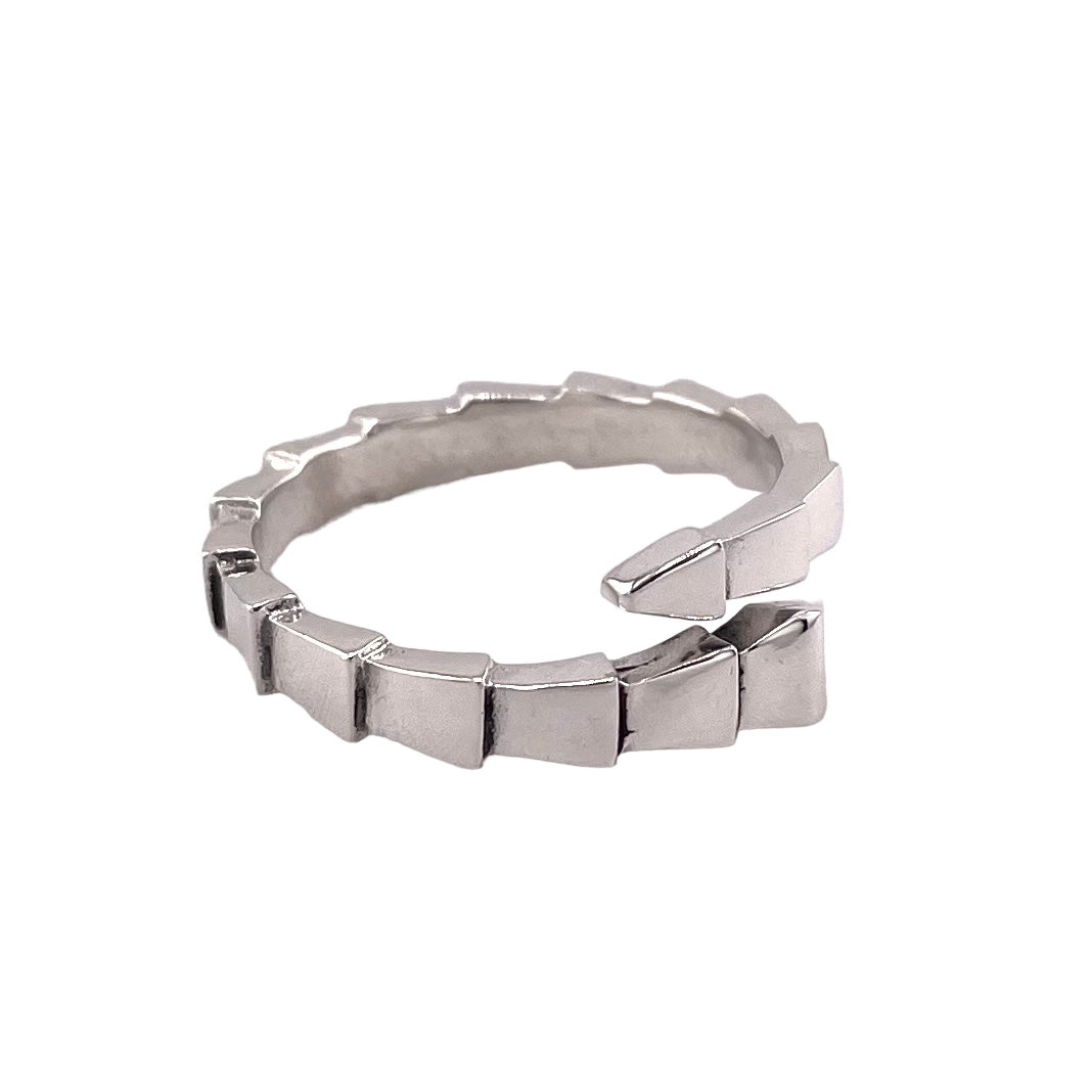 Graduated Arrow Open Band Ring Sterling Silver