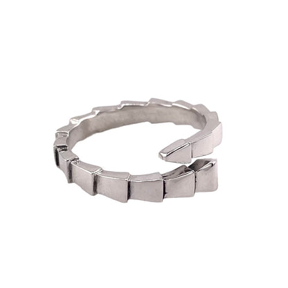 Graduated Arrow Open Band Ring Sterling Silver