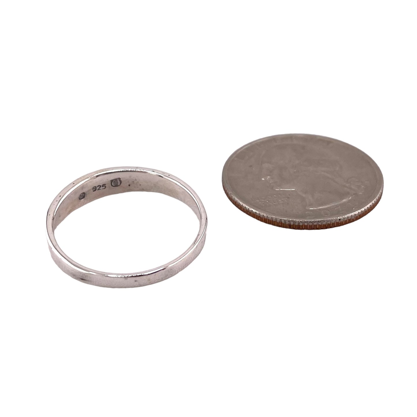 Sunshine 5mm Band Ring Sterling Silver