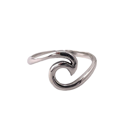 Ocean Wave Ring Sterling Silver