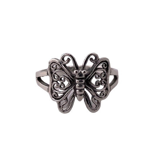 Butterfly Ring Sterling Silver