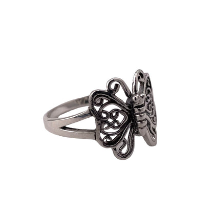 Butterfly Ring Sterling Silver