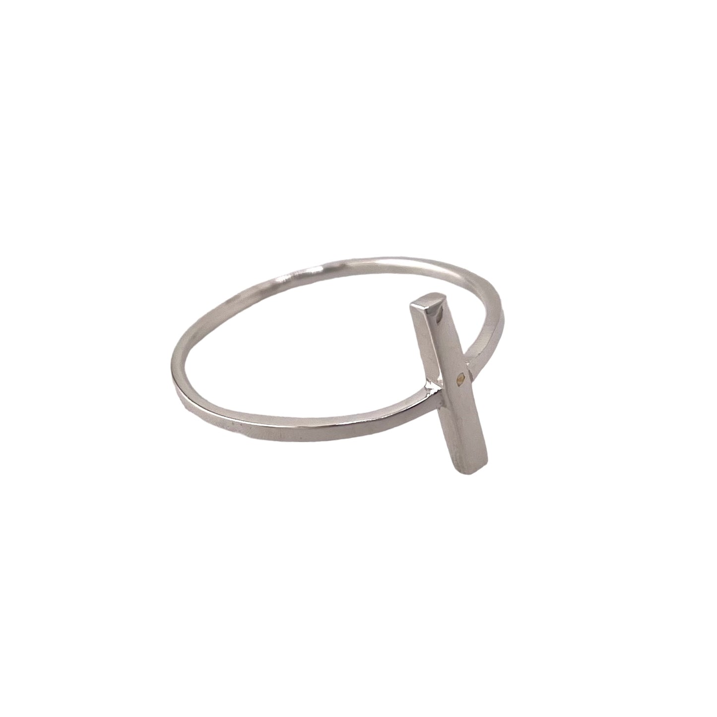 Vertical Bar Ring Sterling Silver