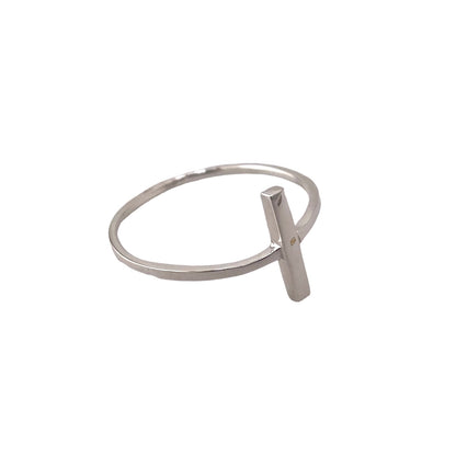 Vertical Bar Ring Sterling Silver