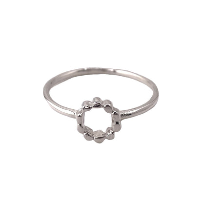 Flower Ring Sterling Silver