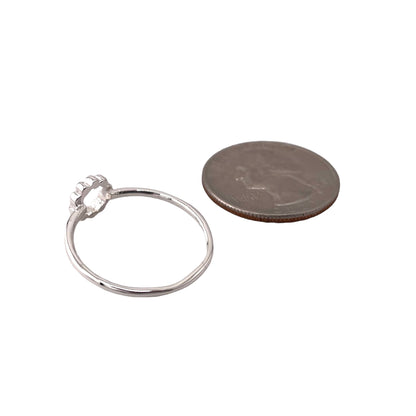 Flower Ring Sterling Silver