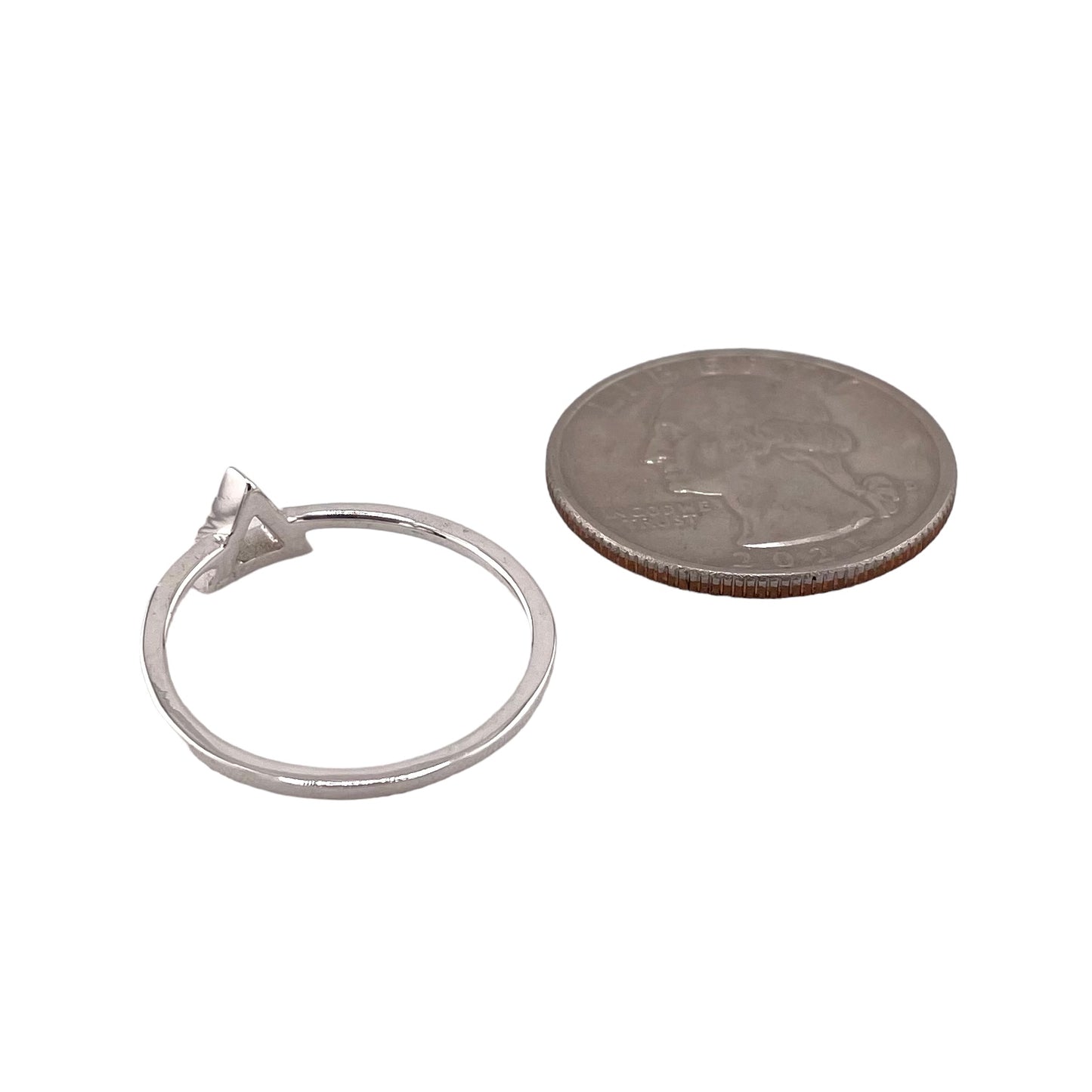Triangle Ring Sterling Silver