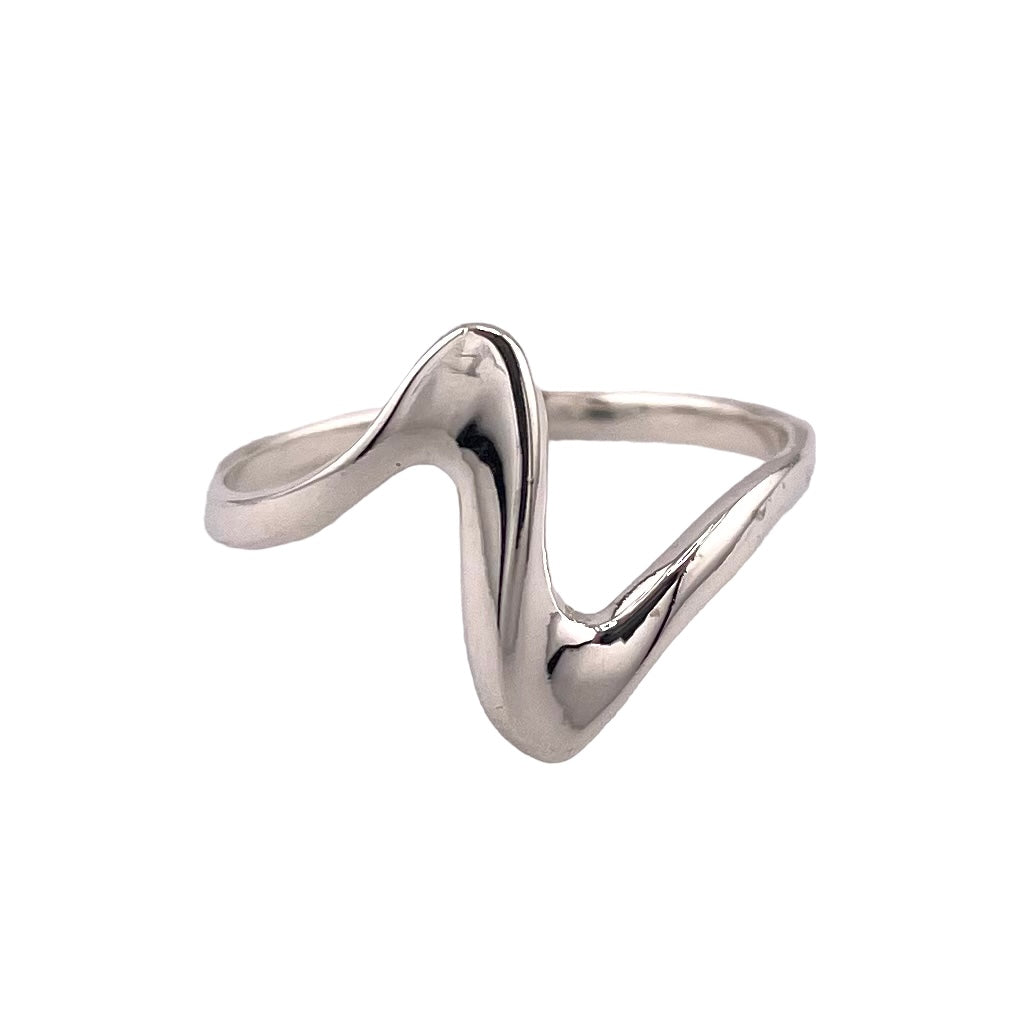 Wave Ring Sterling Silver