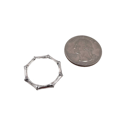 Bamboo Ring Sterling Silver