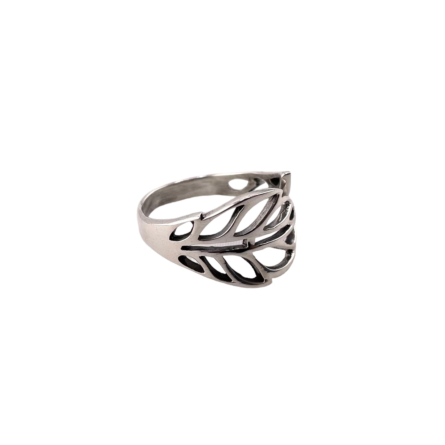 Feather Ring Sterling Silver