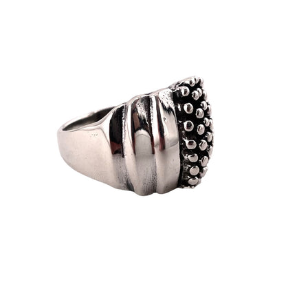 Ball Dot Drop Ring Sterling Silver