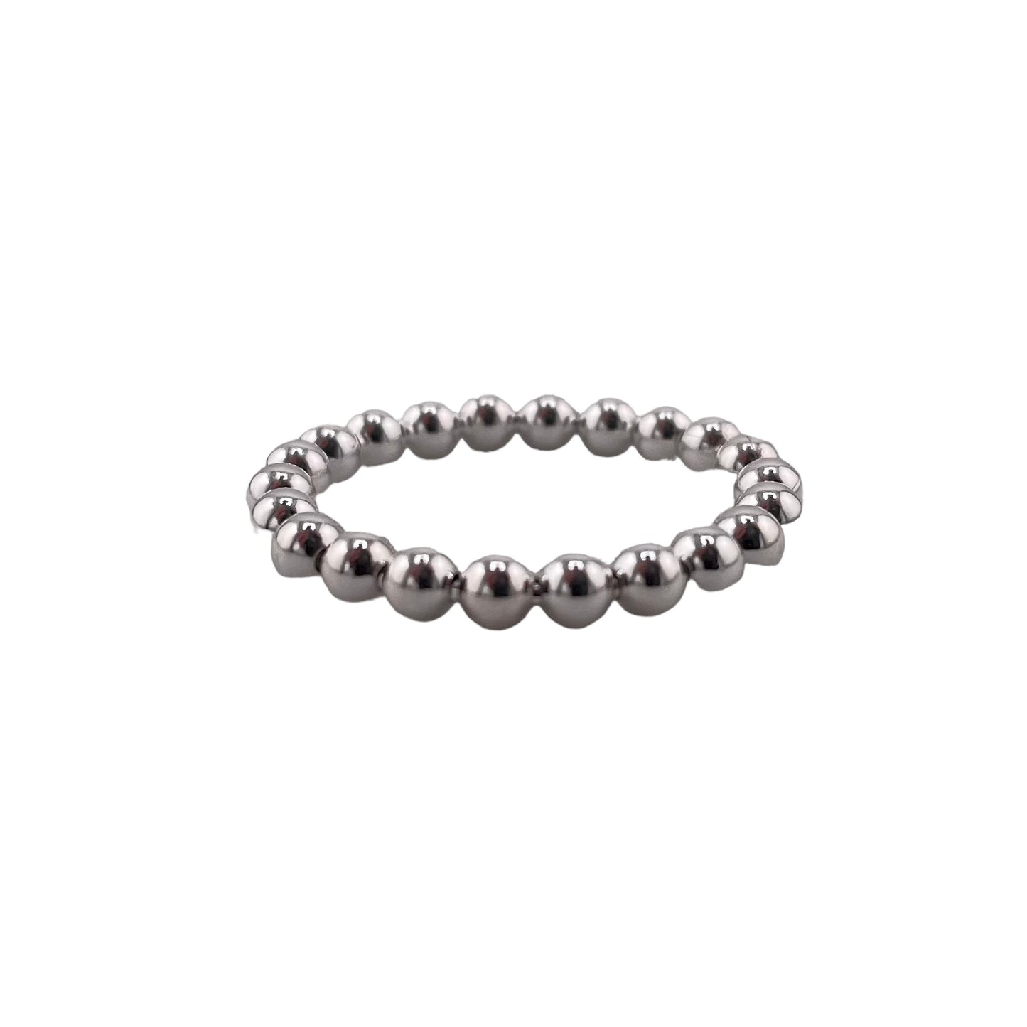 3mm Ball Bead Ring Sterling Silver
