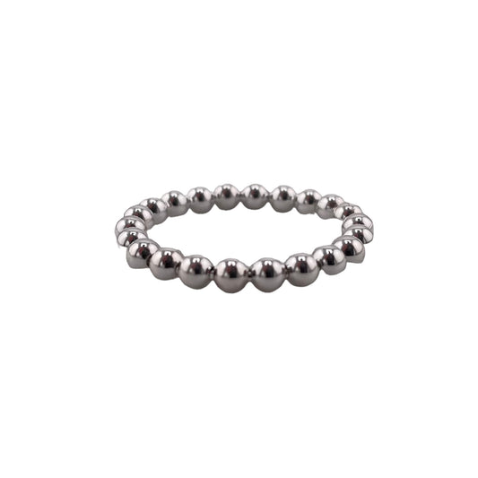 3mm Ball Bead Ring Sterling Silver