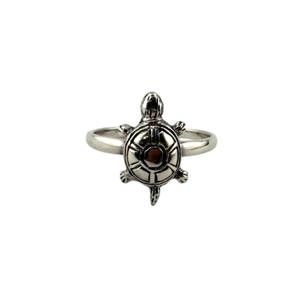 Turtle Ring Sterling Silver