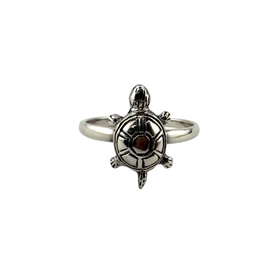 Turtle Ring Sterling Silver
