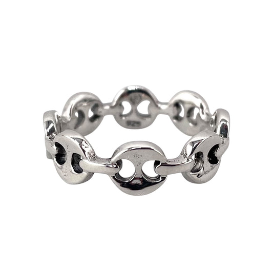 Gucci Link Eternity Ring Sterling Silver
