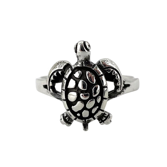 Turtle Ring Sterling Silver
