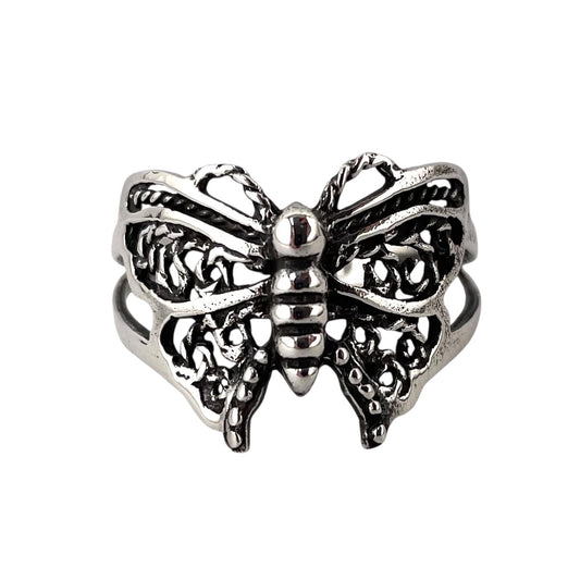 Butterfly Ring Sterling Silver