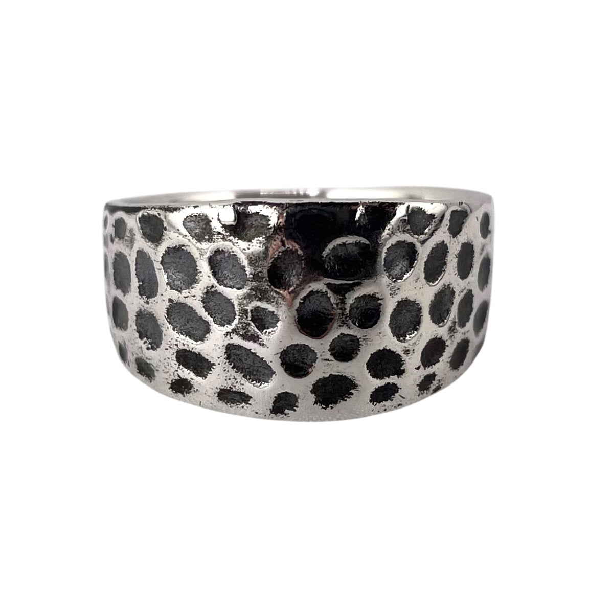 Crater Ring Sterling Silver