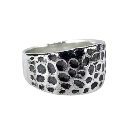 Crater Ring Sterling Silver
