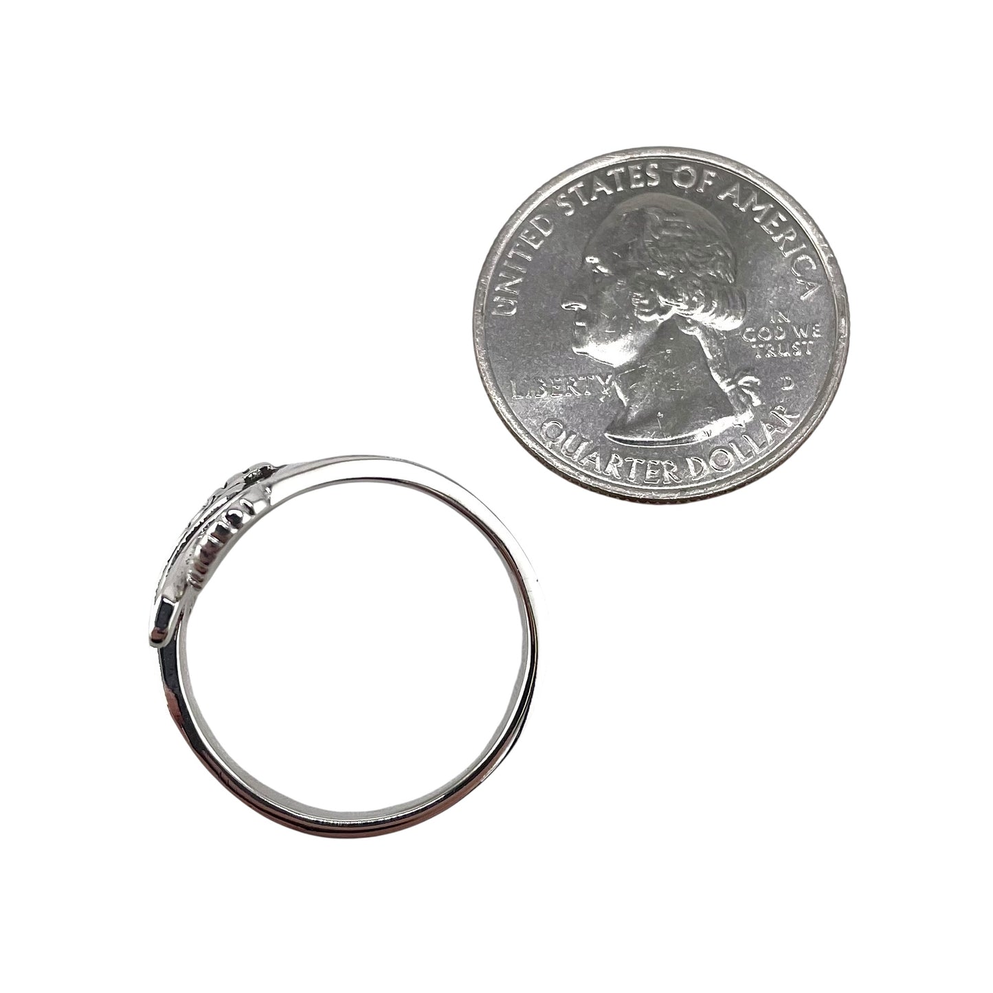 Guitar Wrap Ring Sterling Silver
