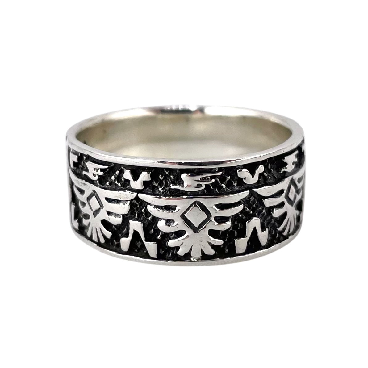 Thunderbird Southwest Design Ring Sterling Silver