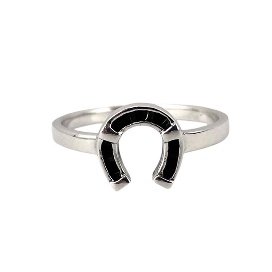 Horseshoe Ring Sterling Silver