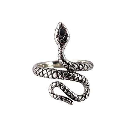 Snake Wrap Ring Sterling Silver