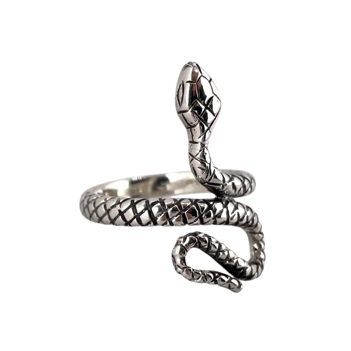 Snake Wrap Ring Sterling Silver