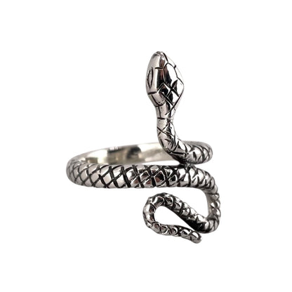 Snake Wrap Ring Sterling Silver