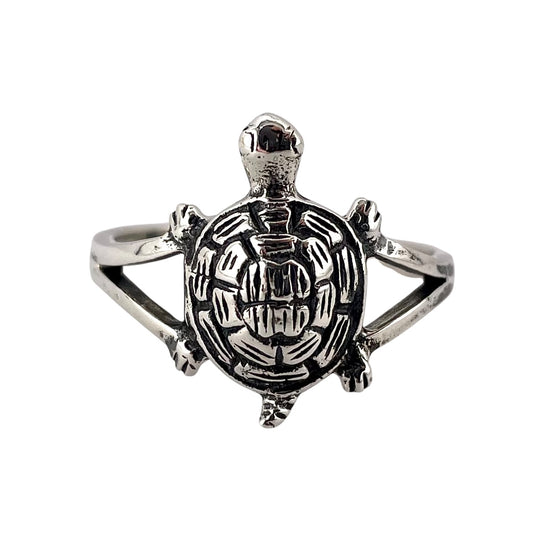 Turtle Ring Sterling Silver