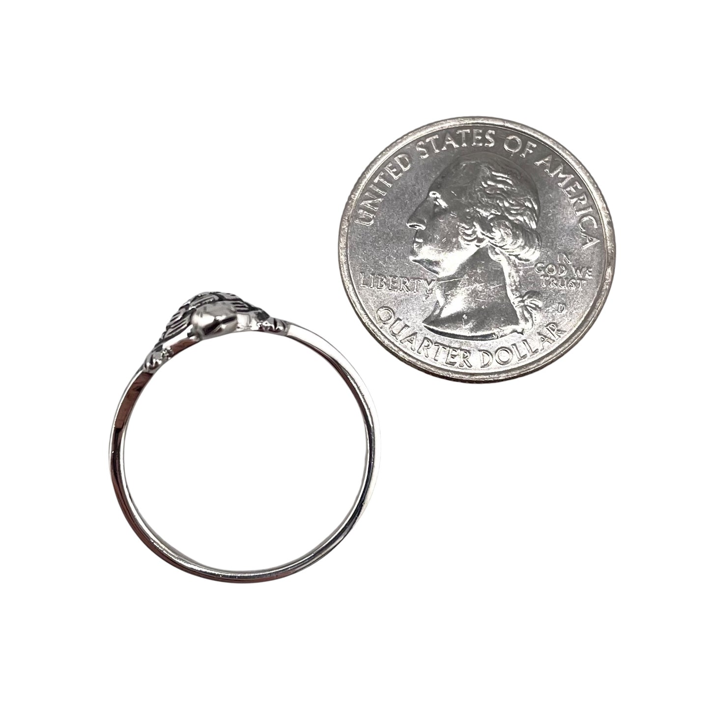 Turtle Ring Sterling Silver