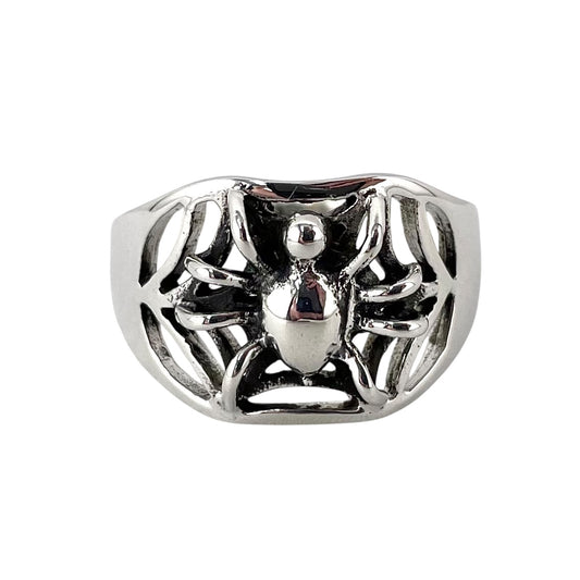 Spider Web Ring Sterling Silver