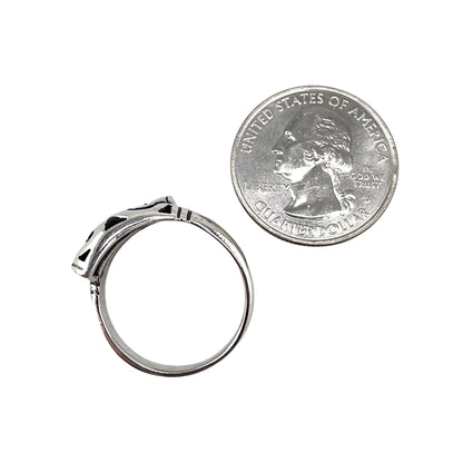 Infinity Swirl Ring Sterling Silver