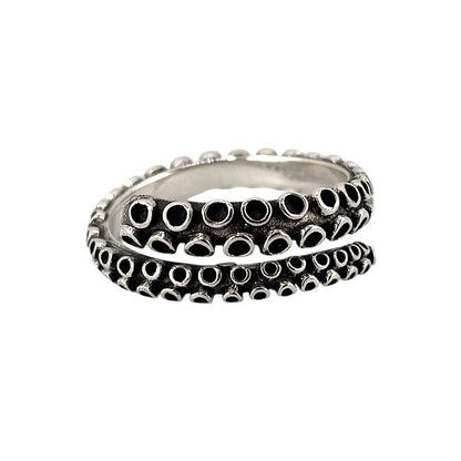 Tentacle Ring Sterling Silver