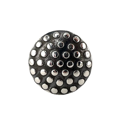 Circle Round Dot Ring Sterling Silver