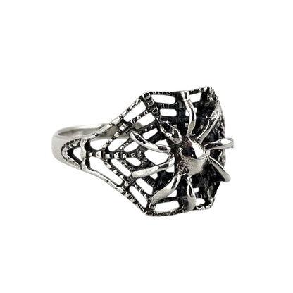 Spider Web Ring Sterling Silver