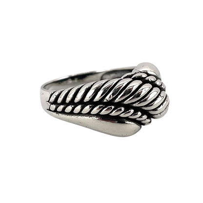 Rope Ring Sterling Silver