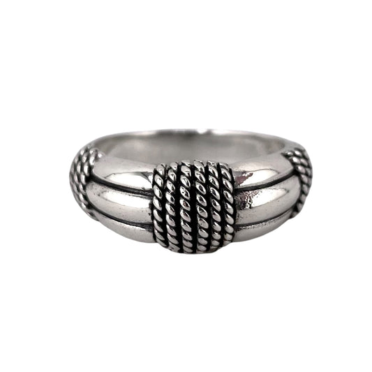 Rope Wrap Ring Sterling Silver