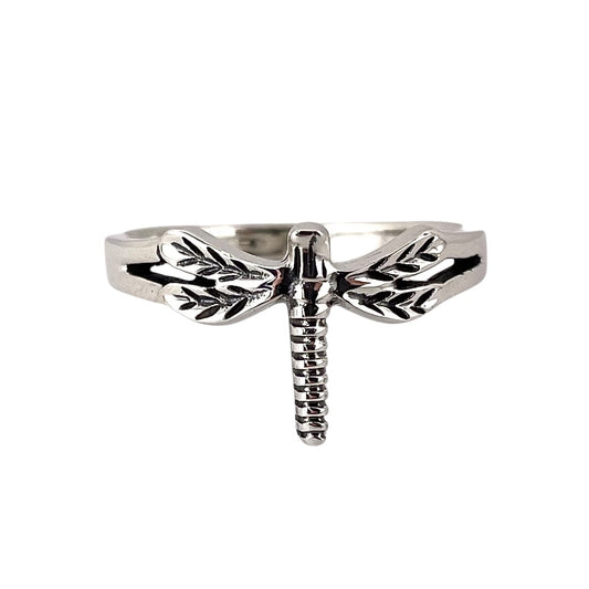 Dragonfly Ring Sterling Silver