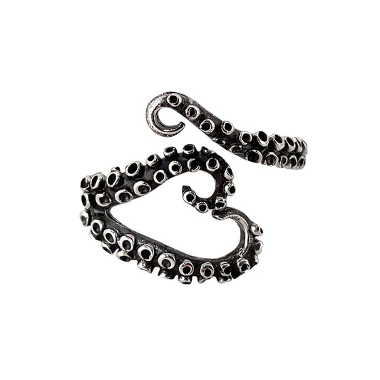 Tentacle Ring Sterling Silver