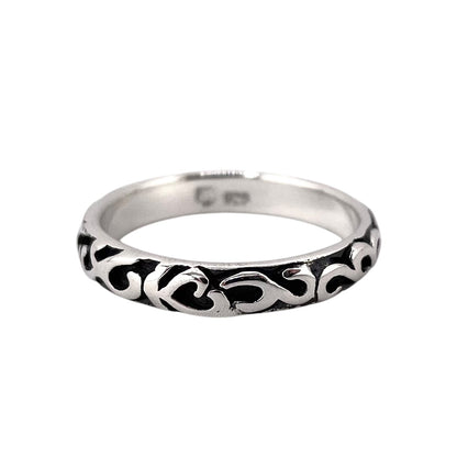 Swirl Ring Sterling Silver
