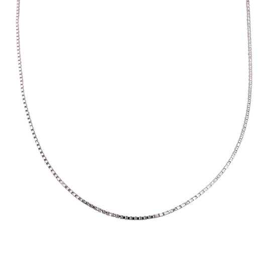 Sterling Silver Box 040 2mm Necklace Chain Italian Italy Solid .925 Jewelry