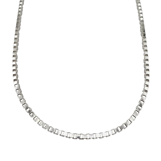 Sterling Silver Box 500 4.6mm Necklace Chain Italian Italy Solid .925 Jewelry