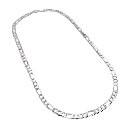 Sterling Silver Figaro Light 150 5.8mm Bracelet Chain Italian Italy Solid .925