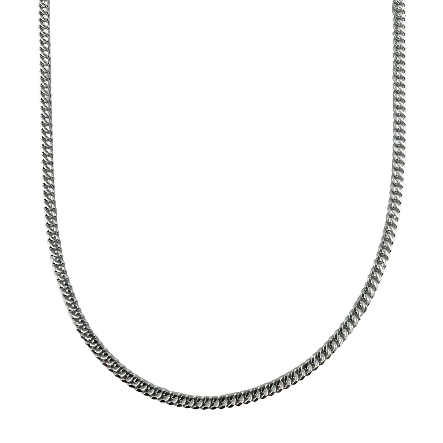 Sterling Silver Miami Cuban 080 2.8mm Bracelet Chain Italian Italy Solid Mens Jewelry