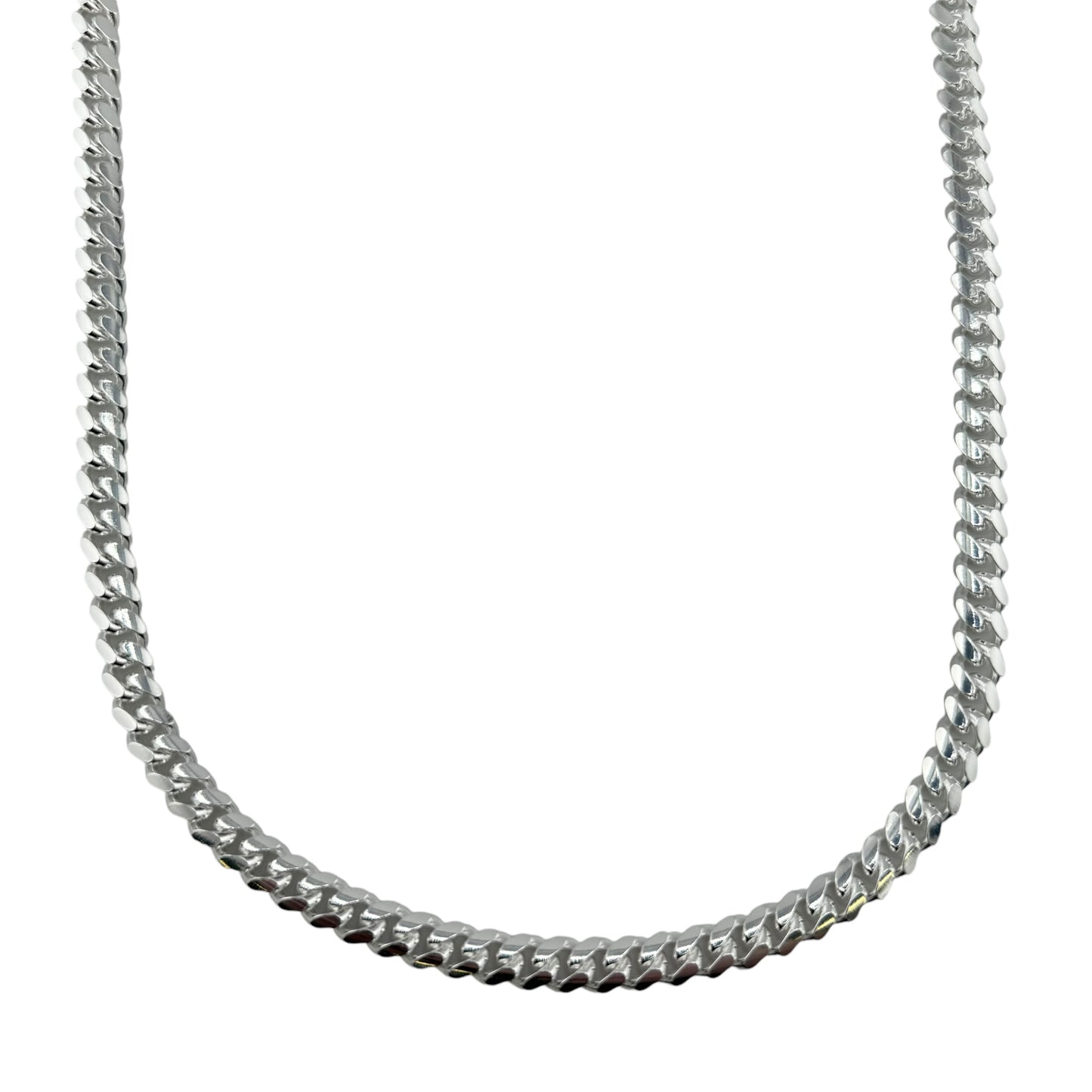 Sterling Silver Miami Cuban 200 7mm Box Lock Bracelet Chain Italian Italy Solid Mens Jewelry